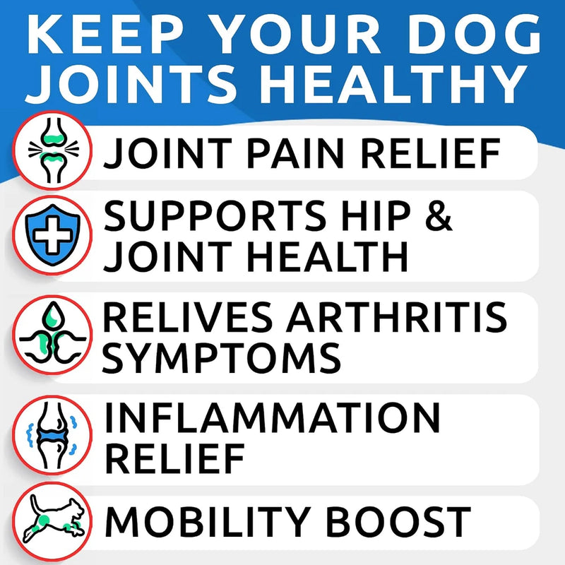 Liquid Glucosamine &amp; Collagen for Dogs, Hip Joint Supplement, Mobility Aid