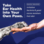 TropiClean HomeVet Medicated Ear Drops for Dogs, Vet Recommended, 2oz