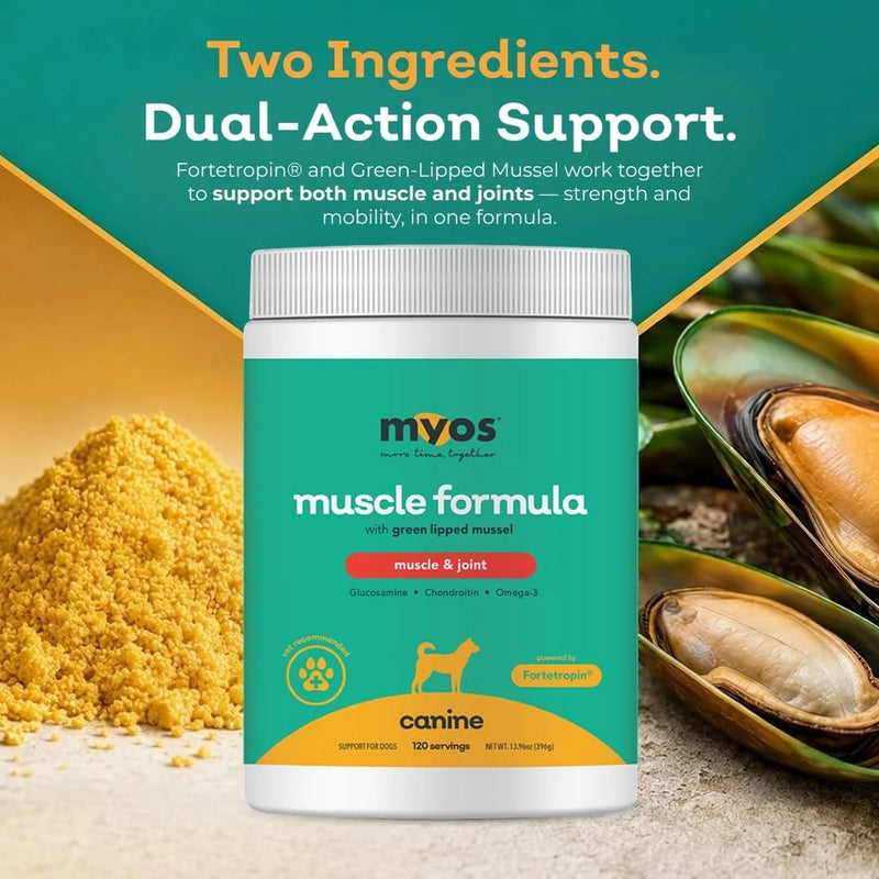 MYOS Muscle &amp; Joint Dog Supplement - Dog Hip and Joint Supplement - 198g