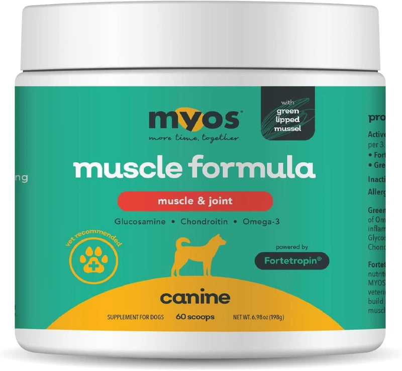 MYOS Muscle &amp; Joint Dog Supplement - Dog Hip and Joint Supplement - 198g