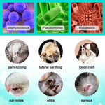 Ear Mites Treatment for Dogs &amp; Cats - Cat Ear Mite Treatment with Aloe Vera, Kills on Contact &amp; Soothes Itching, Vet-Recommended Formula for Pets Ear Cleaning, Fast-Acting 0.75oz Bottle