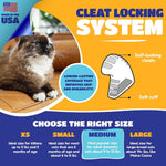 Soft Claws Nail Caps for Medium Cats, 40 Caps, Clear
