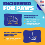 Soft Claws Nail Caps for Medium Cats, 40 Caps, Clear