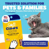Soft Claws Nail Caps for Medium Cats, 40 Caps, Pink Sparkle