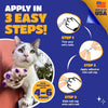 Soft Claws Nail Caps for Medium Cats, 40 Caps, Pink Sparkle