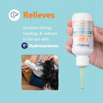 Vetericyn Triple-Action Dog Ear Treatment, Ear Drops with 1% Hydrocortisone