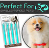 H&amp;H Pets Toothbrush for Small Dogs &amp; Cats - Soft and Extra Small Toothbrush Designed for Cats, Puppies, and XS Breed Dogs Like Teacups, Chihuahuas, Yorkshire, and Poodle, 8 Count Pack