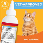 Paw Science Dog Ear Cleaner - Cat &amp; Dog Ear Infection Treatment - Medicated Pet Ear Wash, Flush, and Cleaning Solution for Dogs and Cats - Remedy for Itchy Yeast Relief