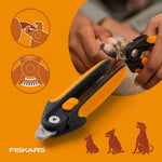Fiskars Pet Large Nail Clippers, Cat and Dog Trimmers for Grooming, 5.75"