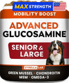 STRELLALAB Advanced Glucosamine for Dogs, Collagen&amp;Green Lipped Mussel