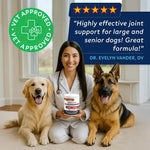 STRELLALAB Advanced Glucosamine for Dogs, Collagen&amp;Green Lipped Mussel
