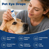 Dog Eye Drops | Dog Eye Infection Treatment | Flush Irritants &amp; Reduce Redness, Watering &amp; Discharge | Sterile Solution with Easy | Apply Dropper for Daily Use | 0.68 fl oz (20 mL)