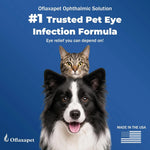 Dog Eye Drops | Dog Eye Infection Treatment | Flush Irritants &amp; Reduce Redness, Watering &amp; Discharge | Sterile Solution with Easy | Apply Dropper for Daily Use | 0.68 fl oz (20 mL)