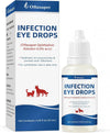 Dog Eye Drops | Dog Eye Infection Treatment | Flush Irritants &amp; Reduce Redness, Watering &amp; Discharge | Sterile Solution with Easy | Apply Dropper for Daily Use | 0.68 fl oz (20 mL)