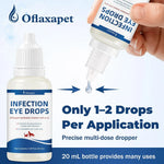 Dog Eye Drops | Dog Eye Infection Treatment | Flush Irritants &amp; Reduce Redness, Watering &amp; Discharge | Sterile Solution with Easy | Apply Dropper for Daily Use | 0.68 fl oz (20 mL)