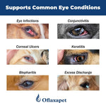 Dog Eye Drops | Dog Eye Infection Treatment | Flush Irritants &amp; Reduce Redness, Watering &amp; Discharge | Sterile Solution with Easy | Apply Dropper for Daily Use | 0.68 fl oz (20 mL)