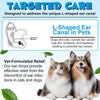 Ear Infection Treatment Drops for Dogs and Cats,with 1% Hydrocortisone Soothing Dog Yeast Infection, Itchy Ear Relief-Treats Ear Infections for Dogs &amp; Cats - 2 fl oz