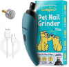 LuckyTail Dog Nail Grinder, Whisper-Quiet, Low-Vibration Trimmer with Light