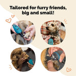 LuckyTail Dog Nail Grinder, Whisper-Quiet, Low-Vibration Trimmer with Light