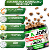 Hemp Hip and Joint Support Supplement for Dogs - Glucosamine for Dogs