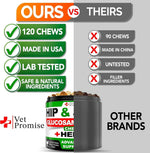 Hemp Hip and Joint Support Supplement for Dogs - Glucosamine for Dogs