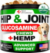 Hemp Hip and Joint Support Supplement for Dogs - Glucosamine for Dogs