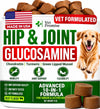 Glucosamine Hip &amp; Joint Supplement for Dogs - Chews with Chondroitin &amp; MSM