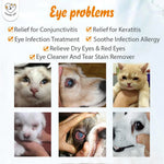 Eye Drops for Eye Infection Treatment, Soothe Infection Allergy, Relieve Dry Eyes &amp; Red Eye，Eye Cleaner and Tear Stain Remover for Dogs and Cats | 10 ml 0.33 FL OZ (1 Bottle)