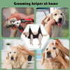 Guzekier Pet Dog Grooming Hammock Harness for Cats &amp; Dogs, Dog Sling for Grooming, Dog Hammock Restraint Bag with Nail Clippers/Trimmer, Nail File, Pet Comb,Ear/Eye Care