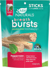 ARK NATURALS Breath Bursts Peppermint Dog Dental Treats, Large Breed (6 oz)