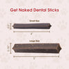Get Naked Grain Free 1 Pouch 6.2 Oz Digestive Health Dental Chew Sticks, Small