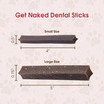 Get Naked Grain Free 1 Pouch 6.2 Oz Digestive Health Dental Chew Sticks, Small