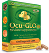 Ocu-GLO PB Vision Supplement for Small Dogs &amp; Cats – Easy to Administer Powder Blend with Lutein, Omega-3 Fatty Acids, Grape Seed Extract and Antioxidants to Promote Eye Health, 30ct Sprinkle Capsules