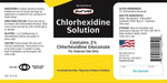Durvet 3 Bottles of Chlorhexidine Solution, 16 Ounces Each, for Cleaning Superficial Wounds on Dogs and Horses