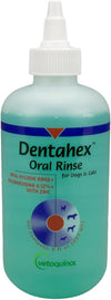 Vetoquinol Dentahex Oral Rinse, Dental Hygiene for Dogs and Cats, 8 oz