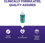 Vetoquinol Dentahex Oral Rinse, Dental Hygiene for Dogs and Cats, 8 oz