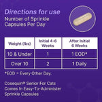 Nutramax Cosequin Senior Joint Supplement for Cats, Sprinkle Capsule, 60ct