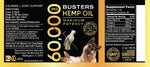 Buster's Hemp Oil for Dogs &amp; Cats, Calm, Joint, Coat, 2-Pack 60ml