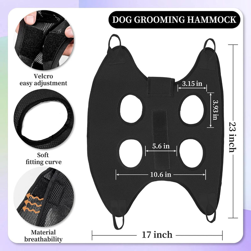 PatiencET Dog Grooming Hammock Kit