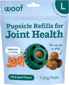 WOOF Hip &amp; Joint Pupsicle Refill Pops - Dog Supplement for the Pupsicle Toy to Support Joint Health, Recovery, and Mobility - Large Pops