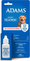 ADAMS Ear Mite Treatment for Dogs &amp; Cats, Soothing Aloe, 0.5 Fl Oz