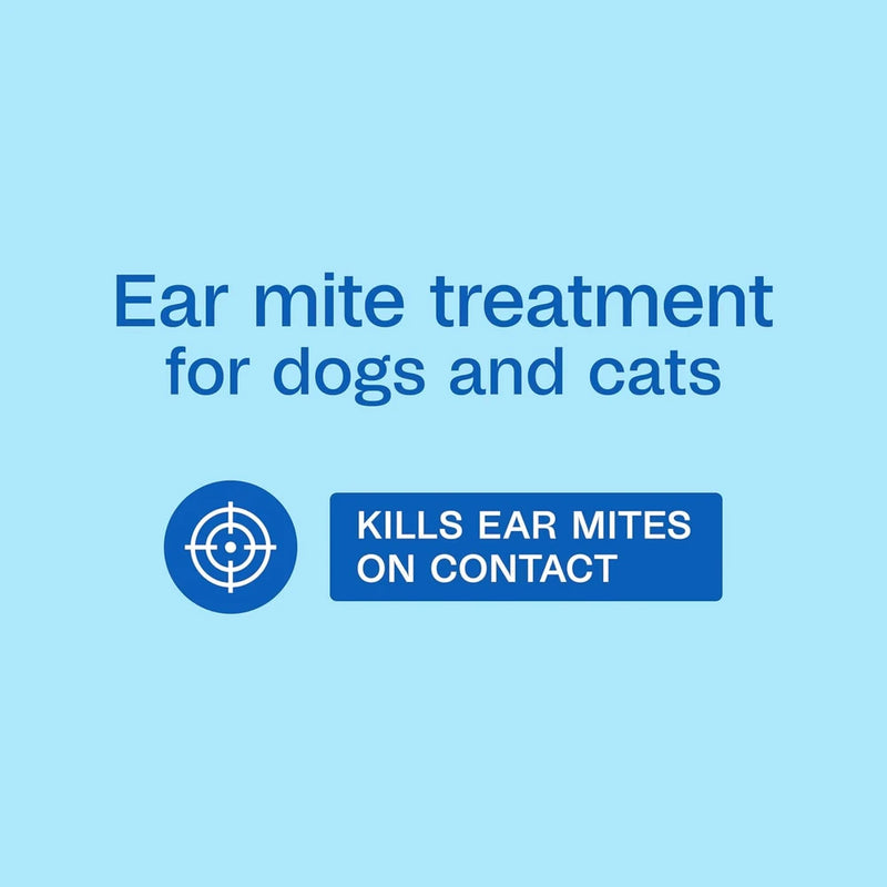 ADAMS Ear Mite Treatment for Dogs &amp; Cats, Soothing Aloe, 0.5 Fl Oz