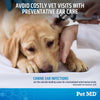 Pet MD Advanced Ear Finger Wipes for Dogs &amp; Cats - Cucumber Melon (50ct)