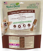 Nylabone Nutri Dent Dog Dental Treats, Filet Mignon Flavor, 40 Count